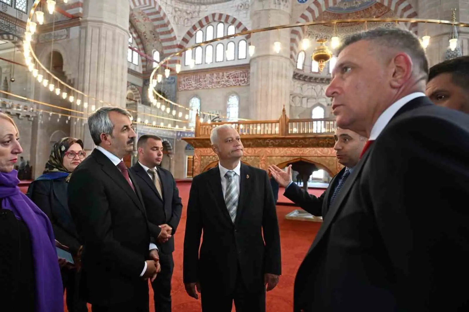 Bulgaristan Cumhuriyeti İçişleri Bakanı Emil Dechev ve beraberindeki heyet, Edirne