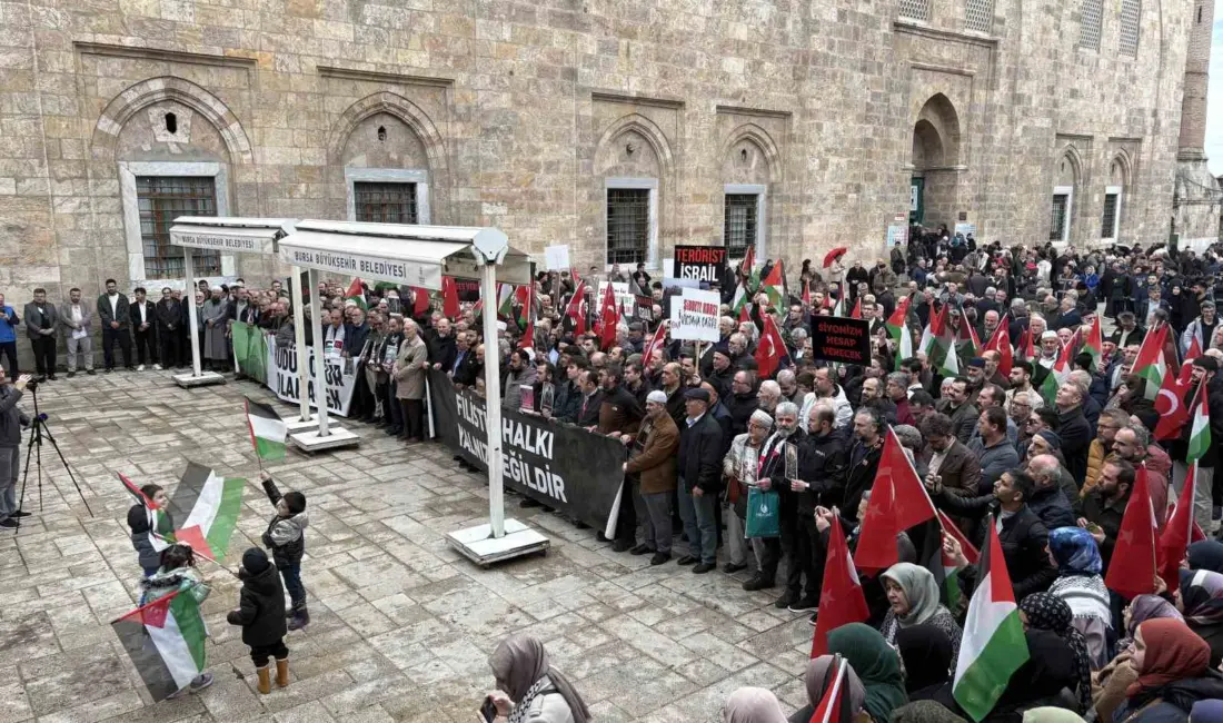 Bursa Gönüllü Kuruluşlar Platformu, İsrail’in Mescid-i Aksa’yı ibadete kapatmasına, Filistinli