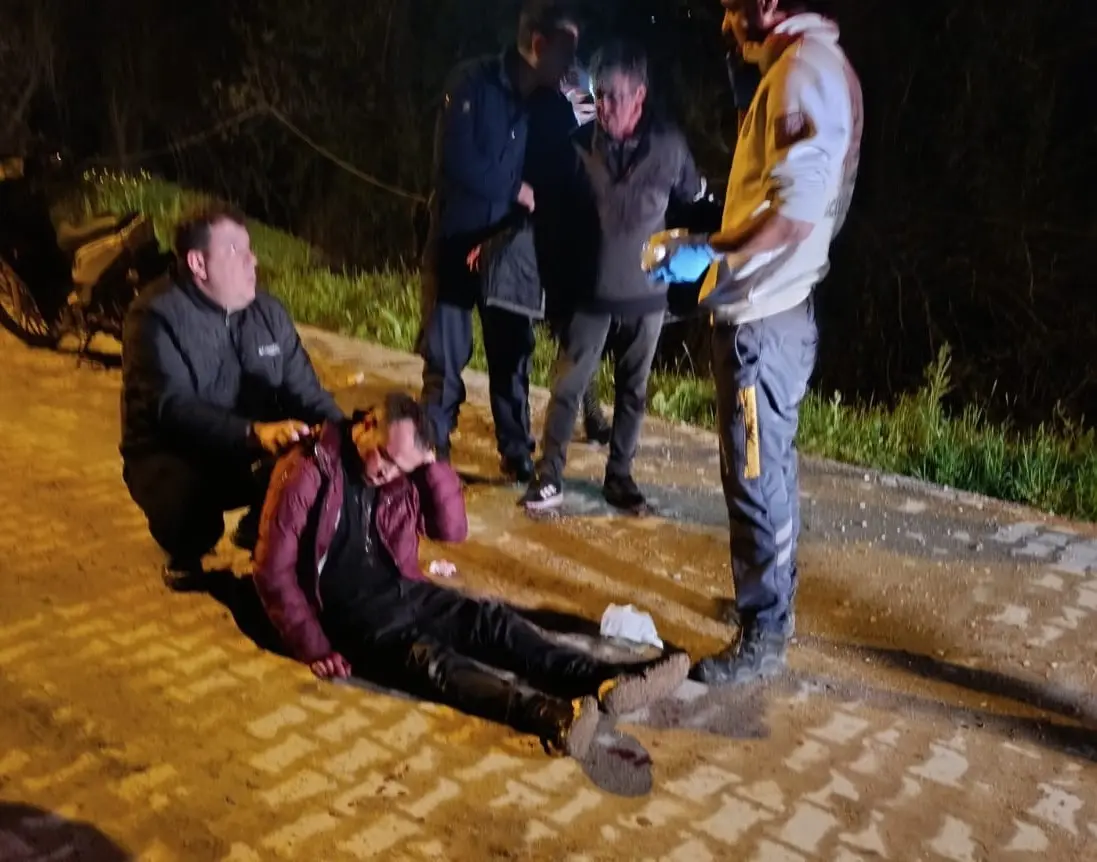 Bursa’nın İnegöl ilçesinde arazi meselesi nedeniyle çıkan baltalı ve sopalı