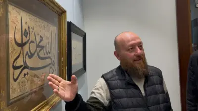 Bursa’nın fethi etkinlikleri çerçevesinde düzenlenen “Bursa’nın Kalem Güzelleri” hat sergisi,