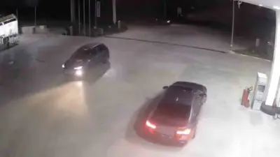 BURSA (İHA) – Bursa’da benzin istasyonunda sürücü, yaptığı drift nedeniyle