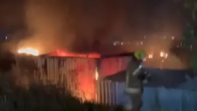 Bursa’da bir iş yerinde çıkan yangın korku dolu anlara neden