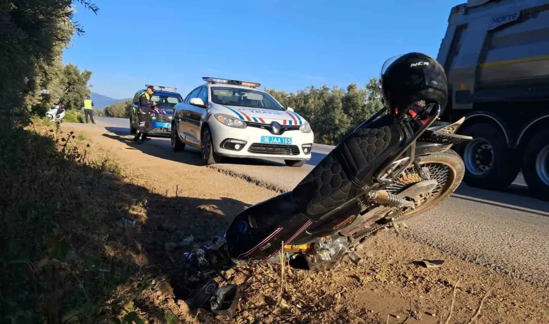 Bursa’da meydana gelen motosiklet kazasında 1 kişi yaralandı. Kaza, İznik-Orhangazi