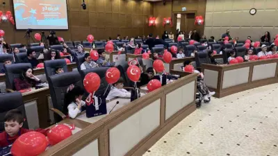 Bursa’da 23 Nisan Ulusal Egemenlik ve Çocuk Bayramı kapsamında düzenlenen