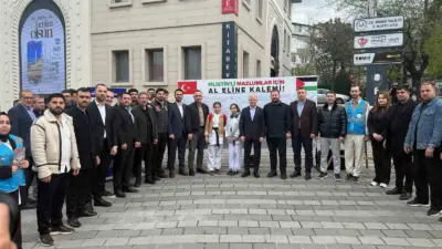 AK Parti Osmangazi İlçe Gençlik Kolları tarafından düzenlenen ’Filistin için