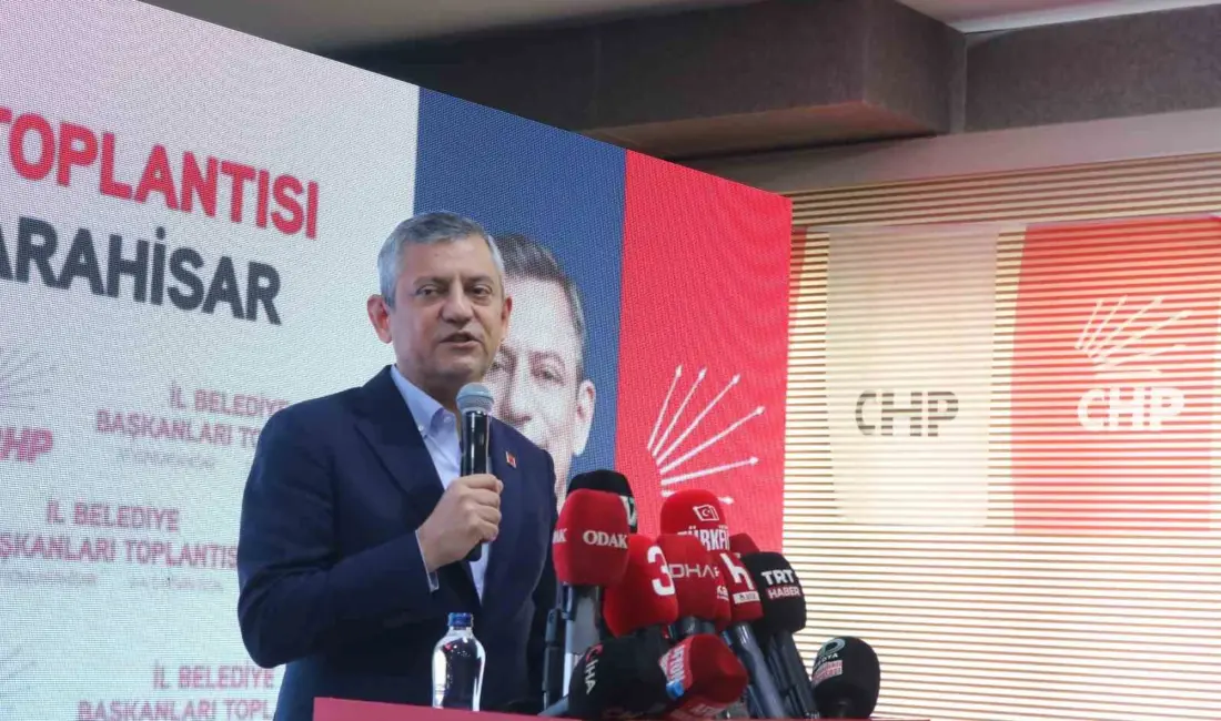 Cumhuriyet Halk Partisi (CHP) Genel Başkanı Özgür Özel, son günlerde