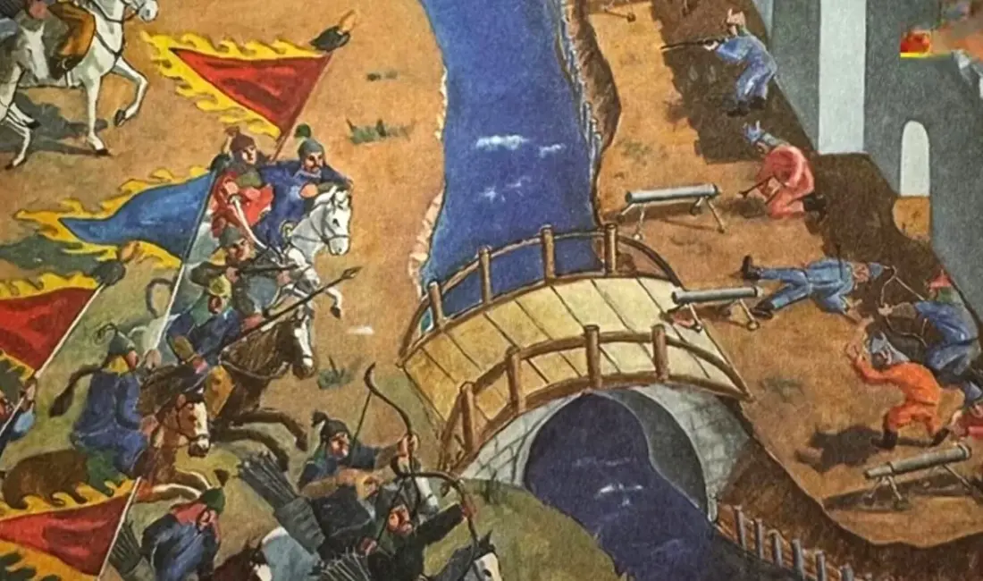 Çin’deki bir müzede Manas destanından sahneleri tasvir eden 6 resim