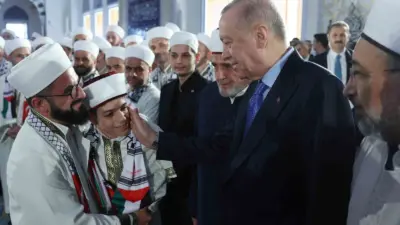 Cumhurbaşkanı Erdoğan, Büyük Çamlıca Camii’nde gerçekleştirilen 333 hafızın icazet aldığı,