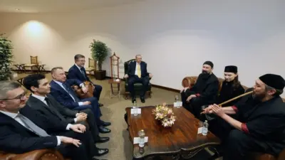 Cumhurbaşkanı Erdoğan Recep Tayyip Erdoğan, “Ay Yola” müzik grubunu kabul