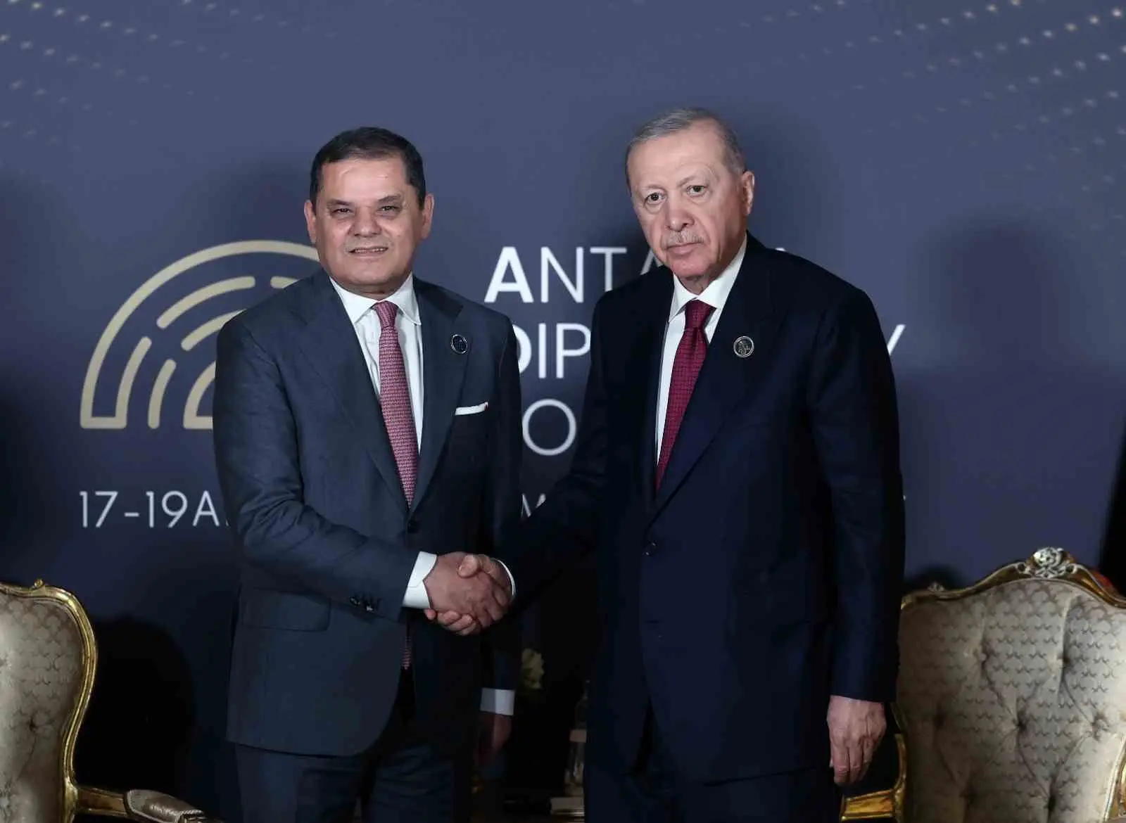 Cumhurbaşkanı Recep Tayyip Erdoğan, Libya Milli Birlik Hükümeti Başbakanı Abdülhamid