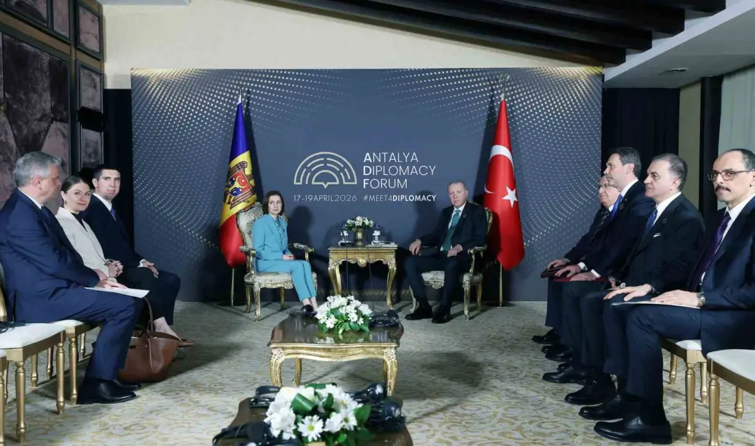 Cumhurbaşkanı Recep Tayyip Erdoğan, Antalya Diplomasi Formu kapsamında Moldova Cumhurbaşkanı