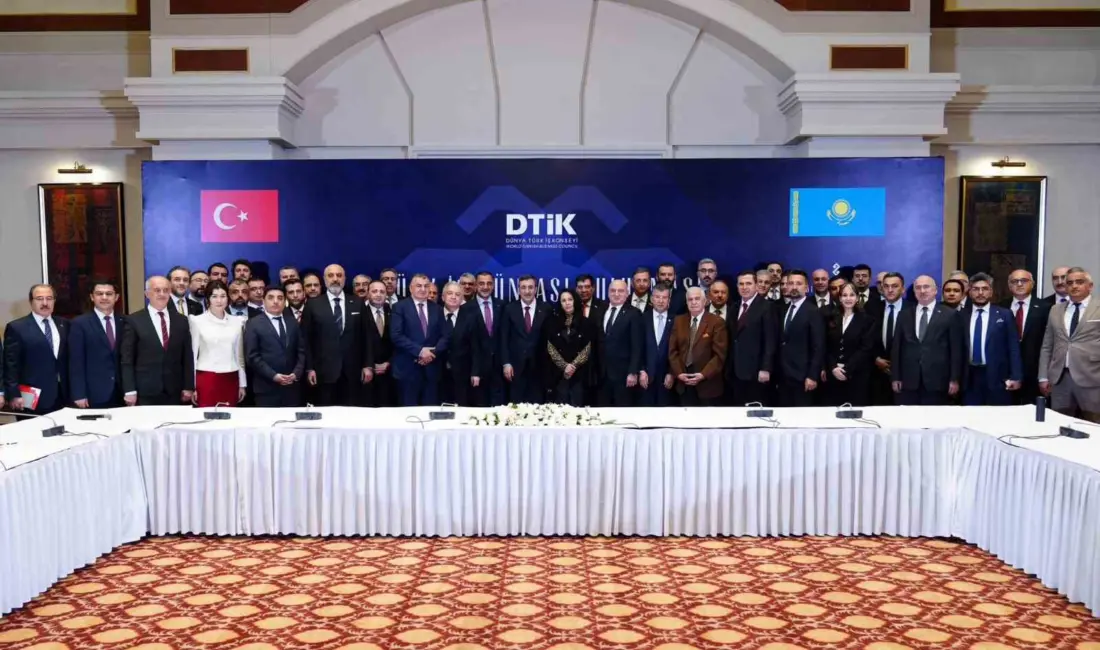 Cumhurbaşkanı Yardımcısı Cevdet Yılmaz, Kazakistan’da düzenlenen Türk İş Dünyası Buluşması