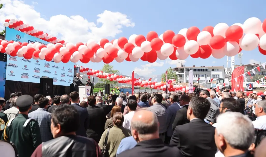 Denizli Büyükşehir Belediyesi Kınıklı Sosyal Tesisi’nin temeli düzenlenen törenle atıldı.