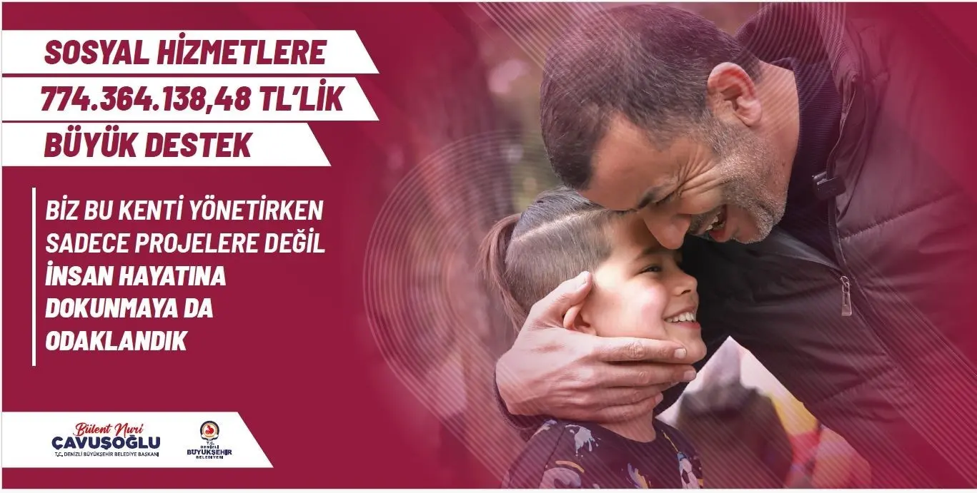 İnsan odaklı belediyecilik anlayışıyla onlarca sosyal destek projesini hayata geçiren