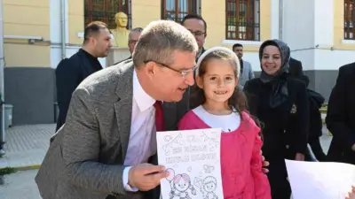 Denizli’nin simgelerinden Gazi İlkokulu’nda restorasyon tamamlandı. AK Parti Denizli Milletvekili