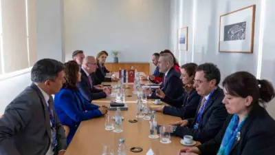 Dışişleri Bakanı Hakan Fidan, resmi ziyaret kapsamında geldiği Hırvatistan’da Dış