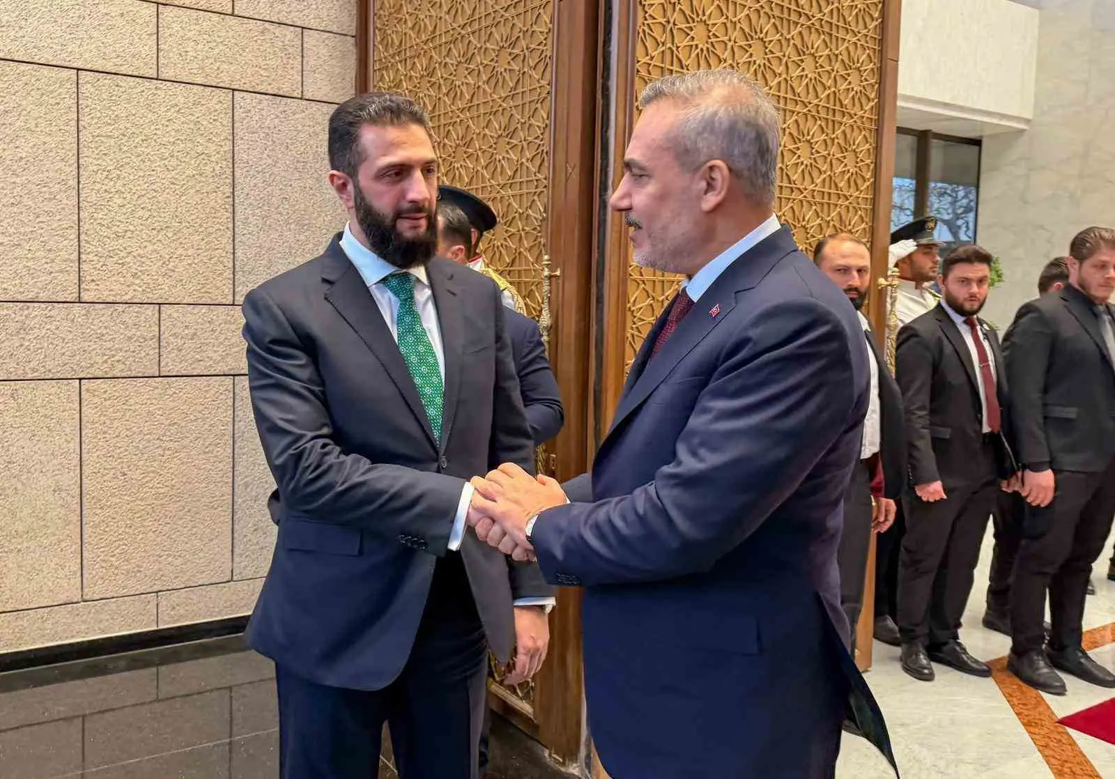 Dışişleri Bakanı Hakan Fidan, Suriye Devlet Başkanı Ahmed eş-Şara ile