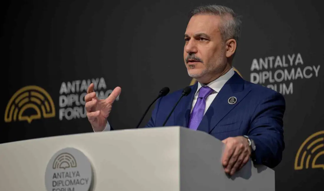 Antalya Diplomasi Forumu’nda konuşan Dışişleri Bakanı Hakan Fidan, “Biz İsrail