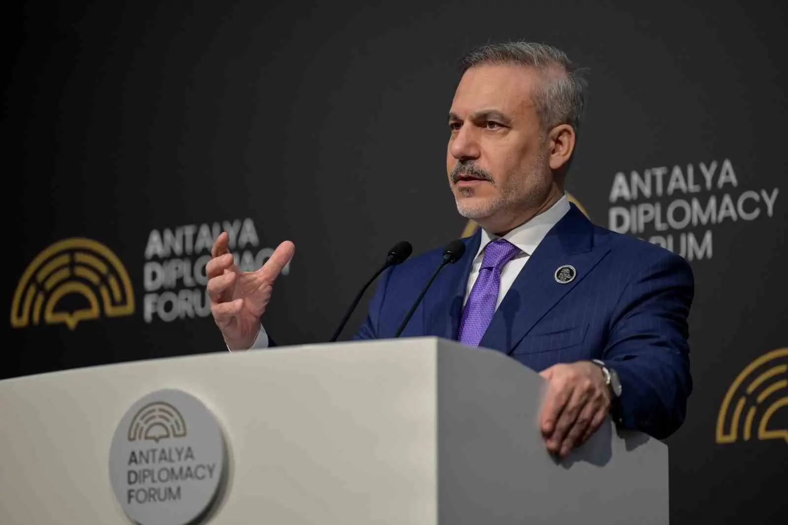 Antalya Diplomasi Forumu’nda konuşan Dışişleri Bakanı Hakan Fidan, “Biz İsrail
