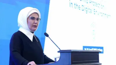 Cumhurbaşkanı Recep Tayyip Erdoğan’ın eşi Emine Erdoğan, “Dijital dünyanın çocuklar