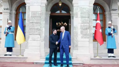 Cumhurbaşkanı Recep Tayyip Erdoğan, Ukrayna Devlet Başkanı Vladimir Zelenskiy’i resmi