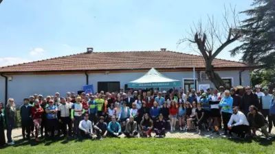 Granfondo Bursa hazırlıkları kapsamında düzenlenen “Parkura Doğru” buluşmasında bir araya