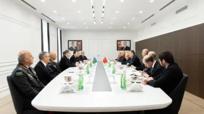 İçişleri Bakanı Mustafa Çiftçi, Azerbaycan İçişleri Bakanı Vilayet Eyvazov ile