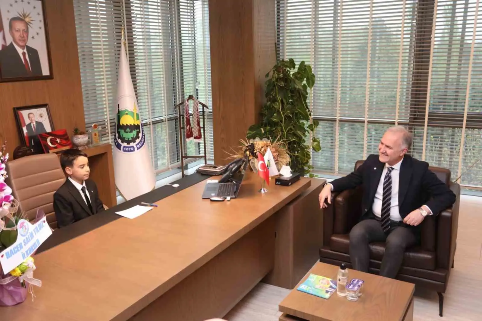 23 Nisan Ulusal Egemenlik ve Çocuk Bayramı kapsamında yapılan temsili