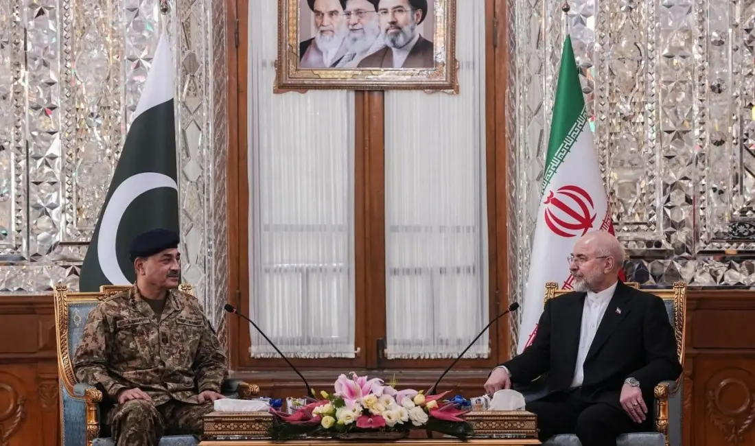 İran Meclis Başkanı Galibaf, Pakistan Genelkurmay Başkanı Mareşal Asim Munir