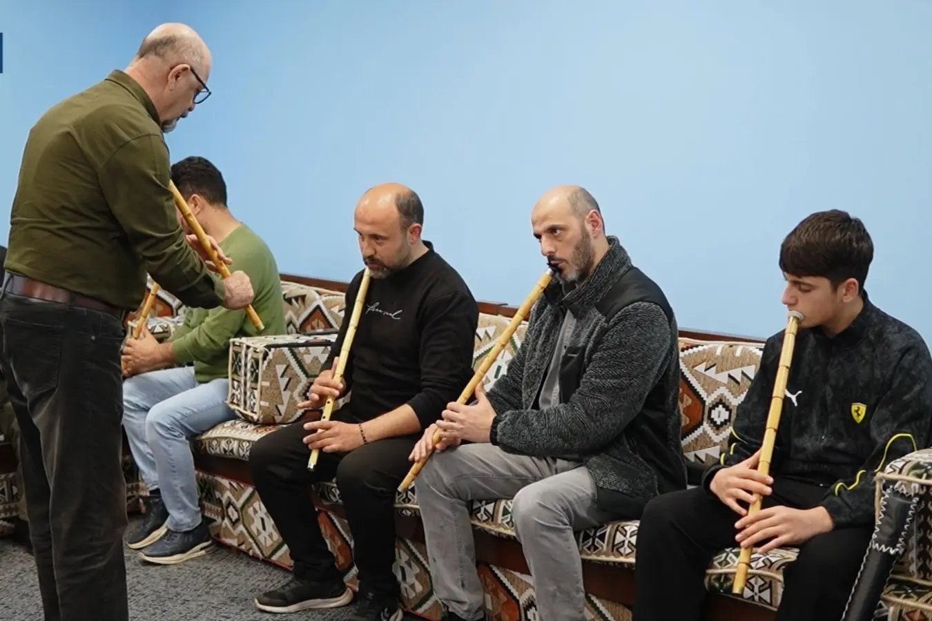 Kestel Belediyesi tarafından düzenlenen ney, mey ve kaval kursu geleneksel