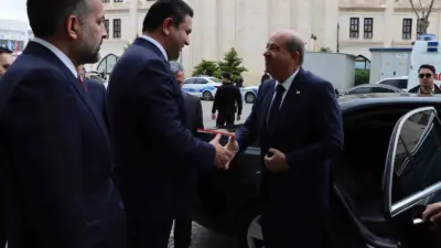 Kuzey Kıbrıs Türk Cumhuriyeti 5. Cumhurbaşkanı Ersin Tatar, bir dizi