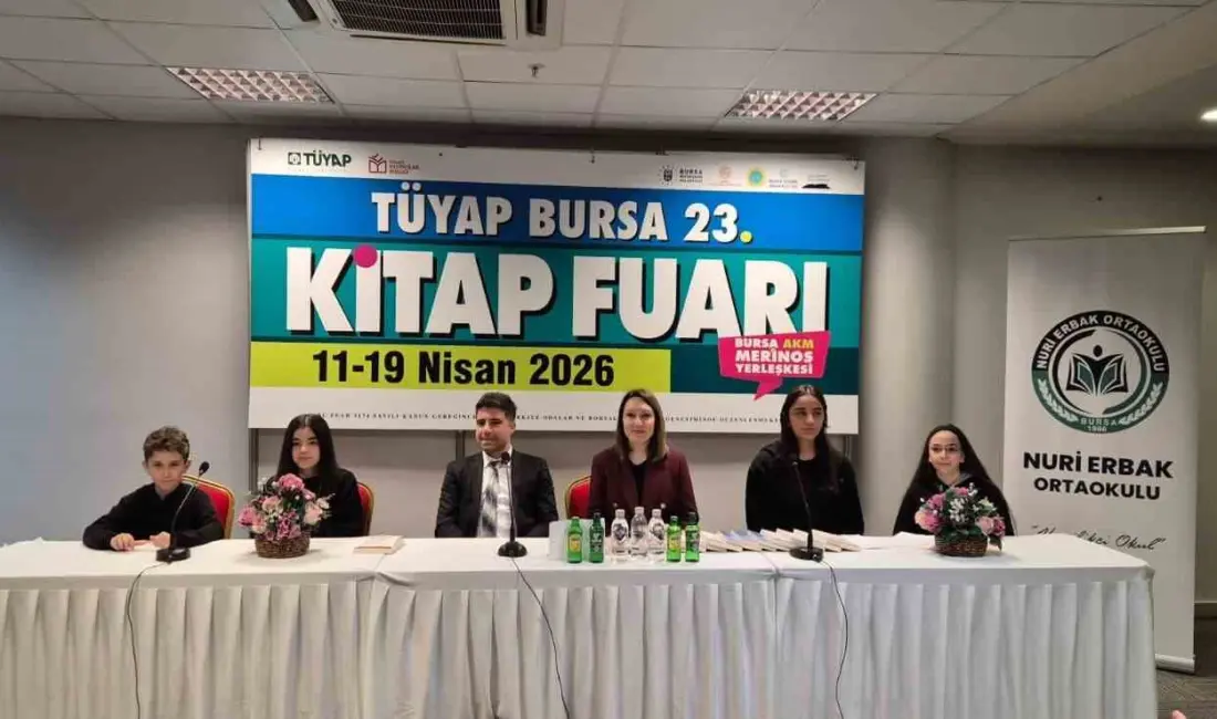 Bursa’da Nuri Erbak Ortaokulu öğrencilerinin kaleminden çıkan “Nuri Erbak’tan Küçük