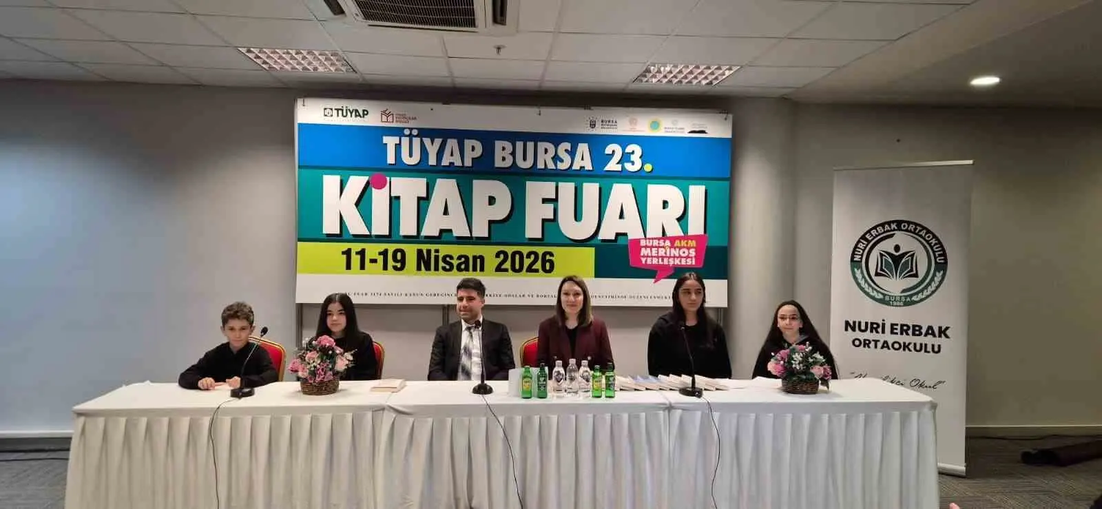 Bursa’da Nuri Erbak Ortaokulu öğrencilerinin kaleminden çıkan “Nuri Erbak’tan Küçük