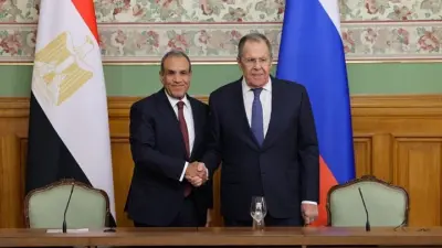 Rusya Dışişleri Bakanı Sergey Lavrov, Mısır Dışişleri Bakanı Badr Abdelatty