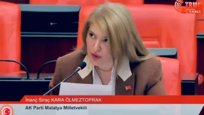 AK Parti Malatya Milletvekili İnanç Siraç Kara Ölmeztoprak, TBMM’de yaptığı