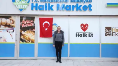Merkezefendi Belediyesi’nin hayata geçirdiği Halk Market projesinin üçüncü şubesi hizmete