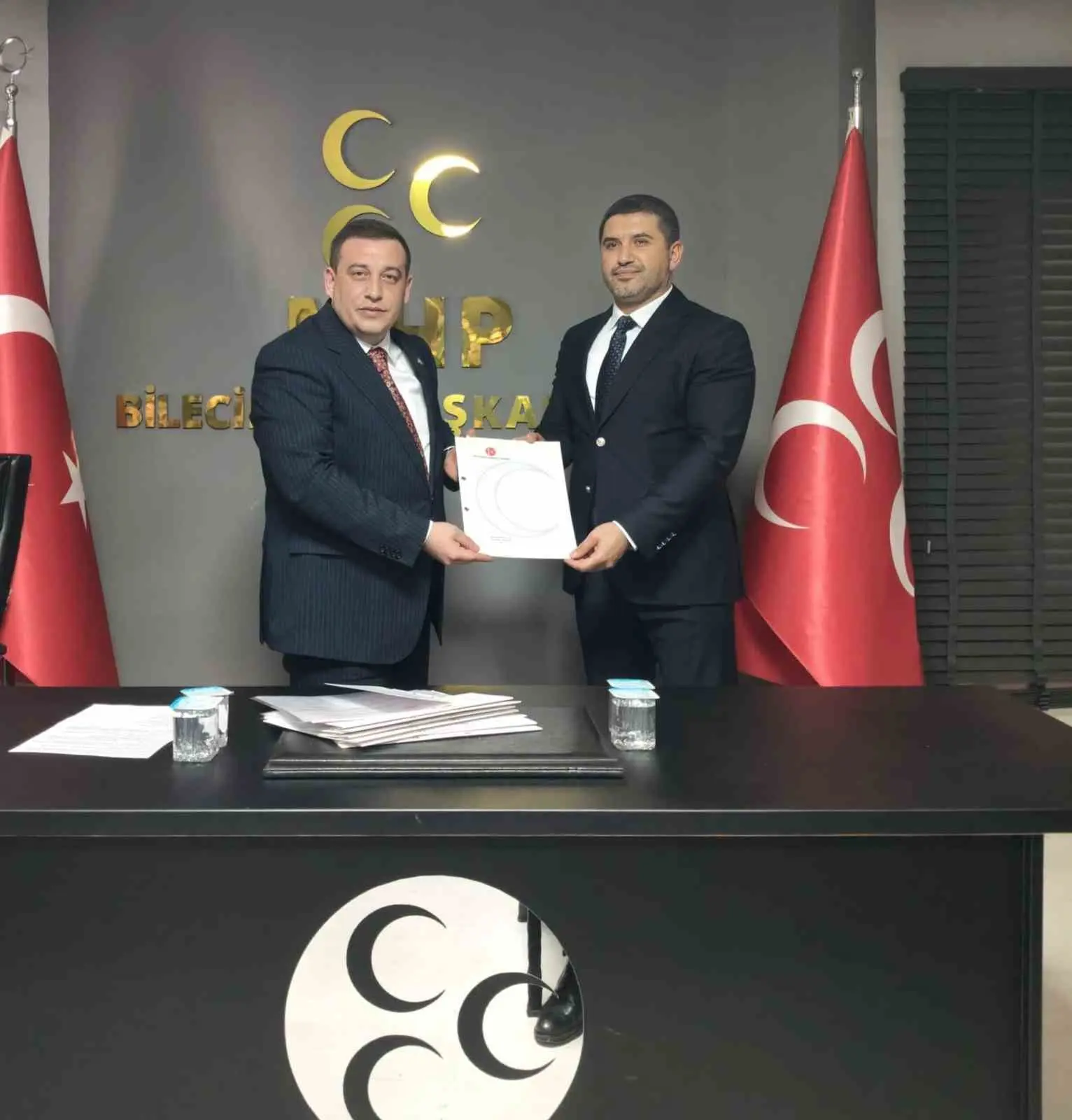 Milliyetçi Hareket Partisi (MHP) Bilecik İl Başkanlığında yaşanan değişimin ardından