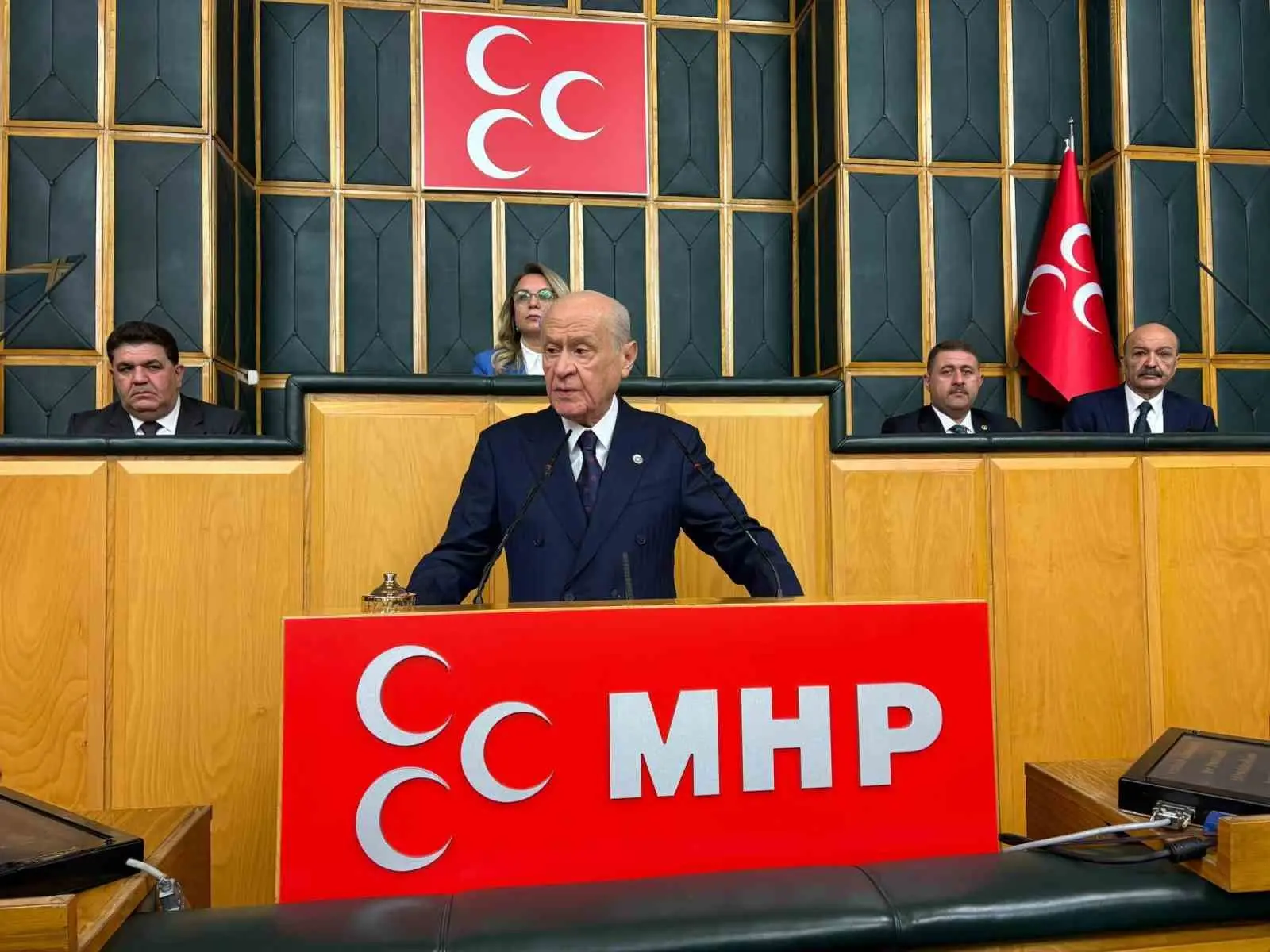 Milliyetçi Hareket Partisi (MHP) Genel Başkanı Devlet Bahçeli, “Terörsüz Türkiye,