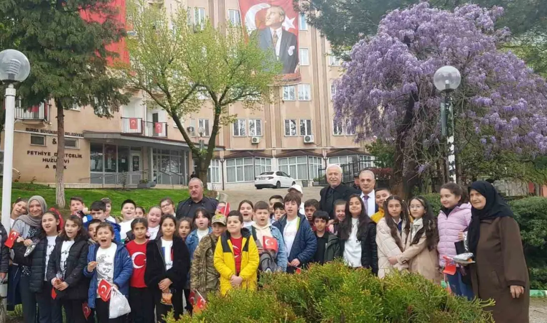 Bursa’da 23 Nisan Ulusal Egemenlik ve Çocuk Bayramı, anlamlı bir