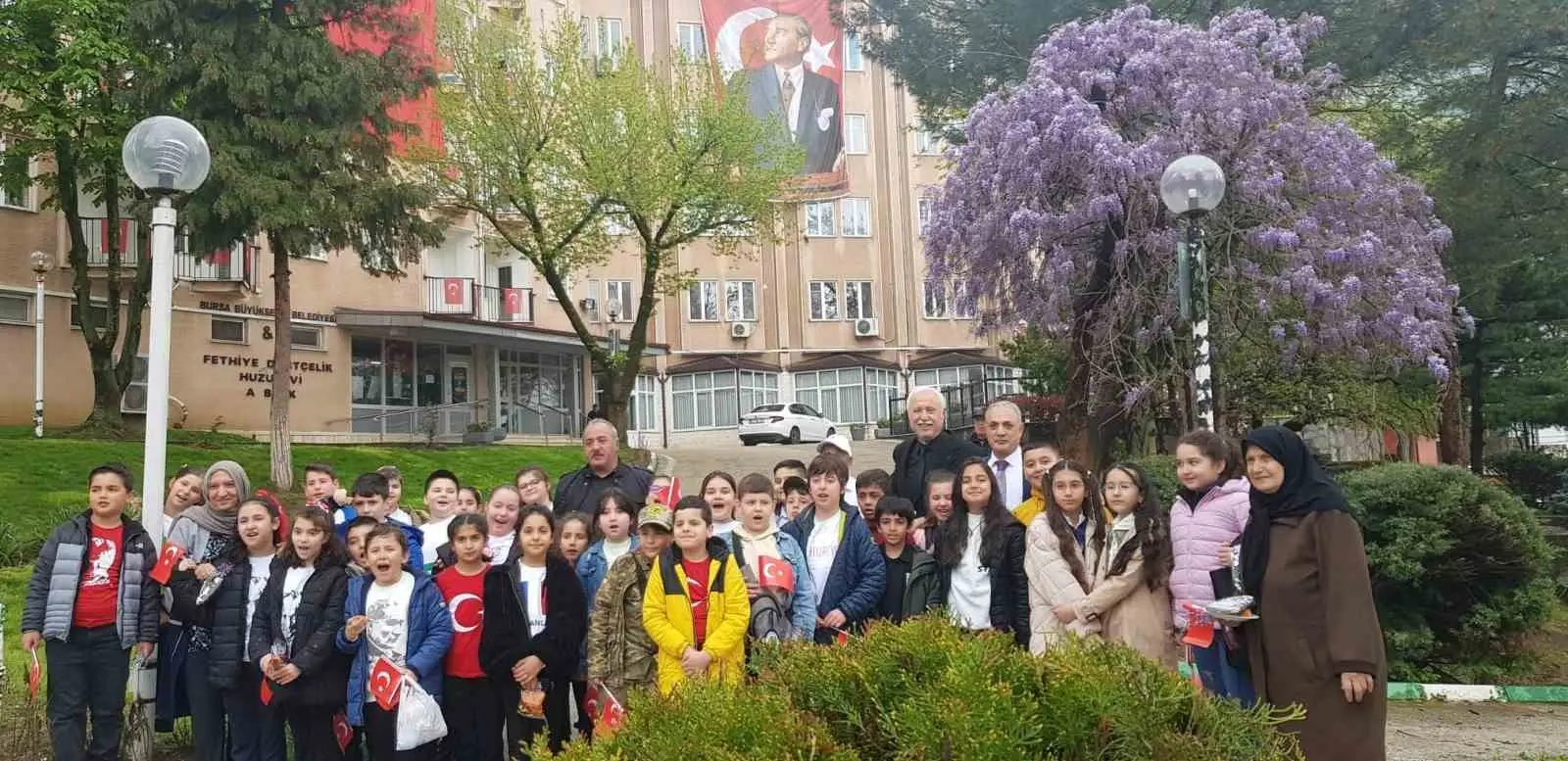 Bursa’da 23 Nisan Ulusal Egemenlik ve Çocuk Bayramı, anlamlı bir