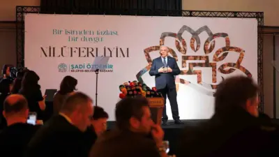 Nilüfer Belediye Başkanı Şadi Özdemir, görevdeki iki yılını değerlendirdiği toplantıda