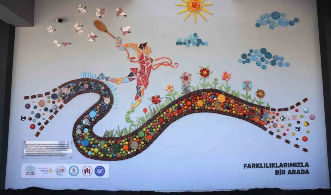 Bursa’da Nilüfer Belediyesi tarafından hayata geçirilen ‘Seramik Dayanışma Duvarı’, düzenlenen