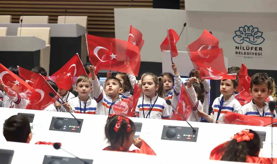 23 Nisan Ulusal Egemenlik ve Çocuk Bayramı kutlamaları kapsamında Nilüfer