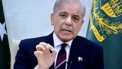 Pakistan Başbakanı Şahbaz Şerif ile İran Cumhurbaşkanı Mesud Pezeşkiyan bir