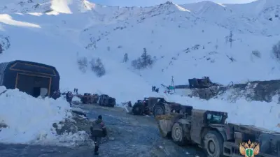 Rusya’ya bağlı Buryutya Özerk Cumhuriyeti’nde bulunan bir maden sahasında yapılan