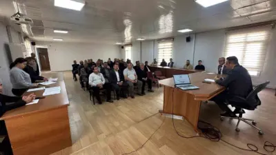 Manisa’nın Sarıgöl ilçesinde, mahallelerin ihtiyaç ve sorunlarının ele alındığı muhtarlar