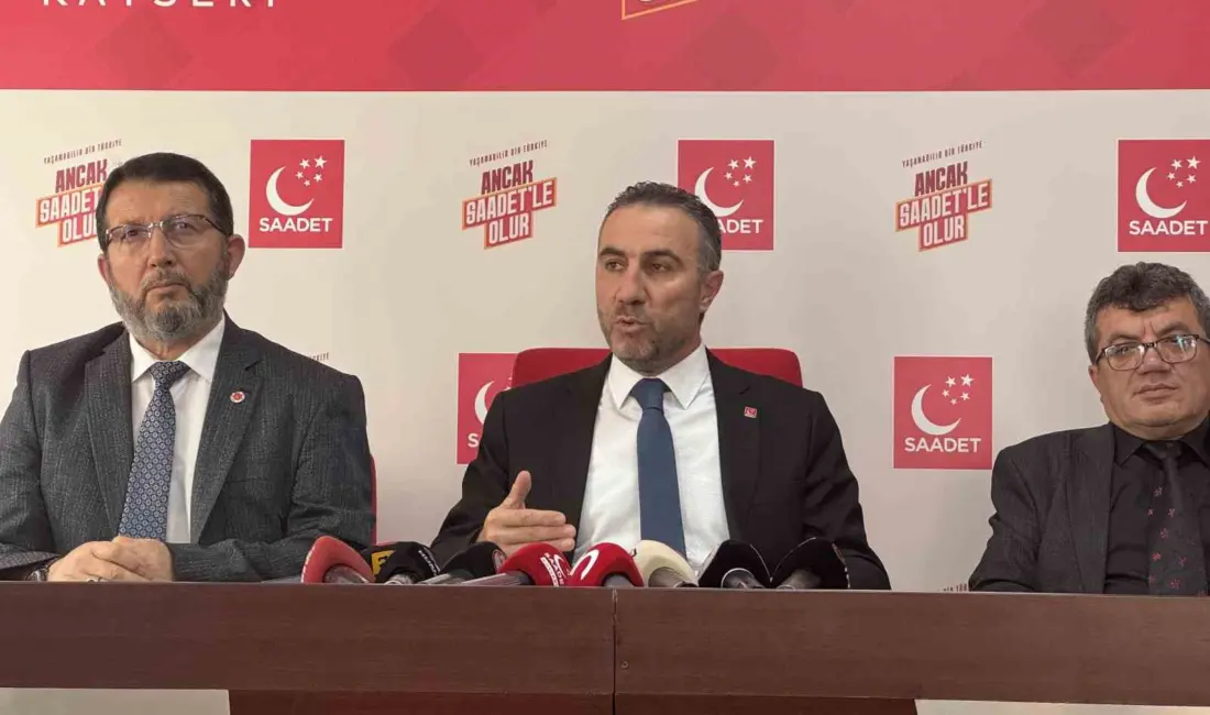 Saadet Partisi (SP) Kayseri İl Başkanı Erdal Altun, ’ivedi ve