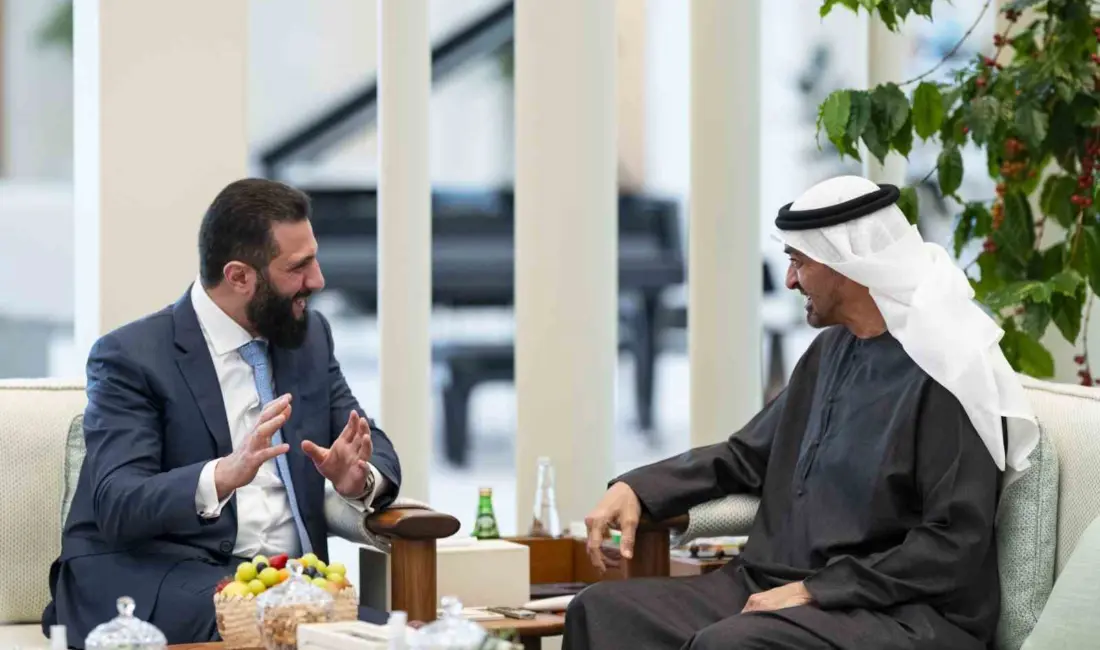 Suriye Devlet Başkanı Ahmed eş-Şara, Birleşik Arap Emirlikleri (BAE) Devlet