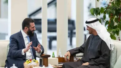 Suriye Devlet Başkanı Ahmed eş-Şara, Birleşik Arap Emirlikleri (BAE) Devlet