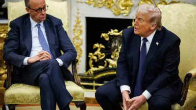 ABD Başkanı Donald Trump, Almanya Başbakanı Friedrich Merz’i bir kez